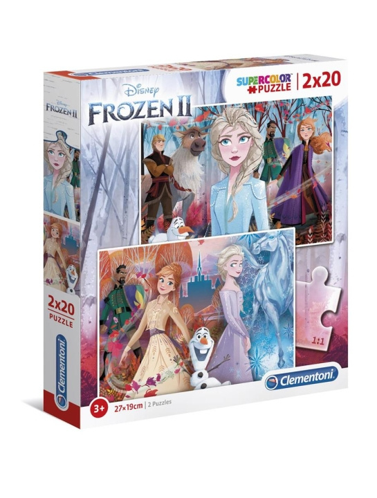 Clementoni 2x20 brikker Puslespill Kids Frozen 2 i gruppen LEKER, BARN OG BABY / Leker / Puslespill hos TP E-commerce Nordic AB (C81750)