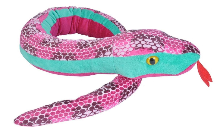 Wild Republic Snakesss Honeycomb Pink 137 cm i gruppen LEKER, BARN OG BABY / Babyleker (0-3 år) / Kosedyr hos TP E-commerce Nordic AB (C81763)