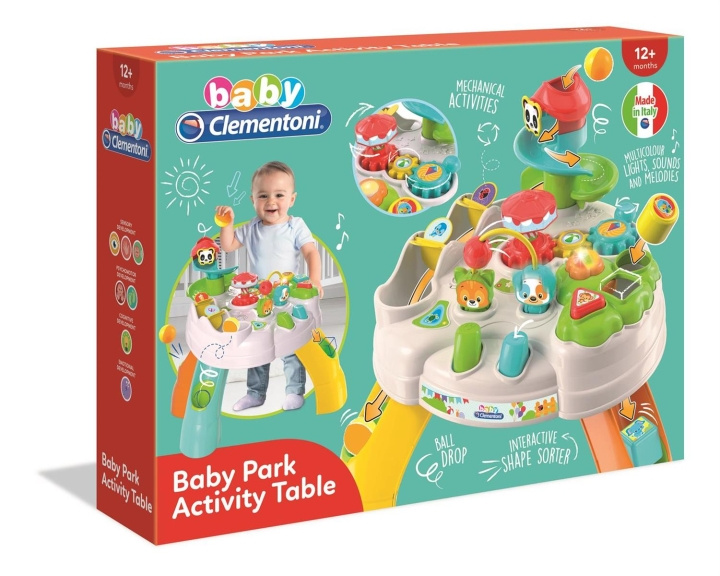 Clementoni Baby Park aktivitetsbord i gruppen LEKER, BARN OG BABY / Babyleker (0-3 år) / Aktivitetsleker hos TP E-commerce Nordic AB (C81777)