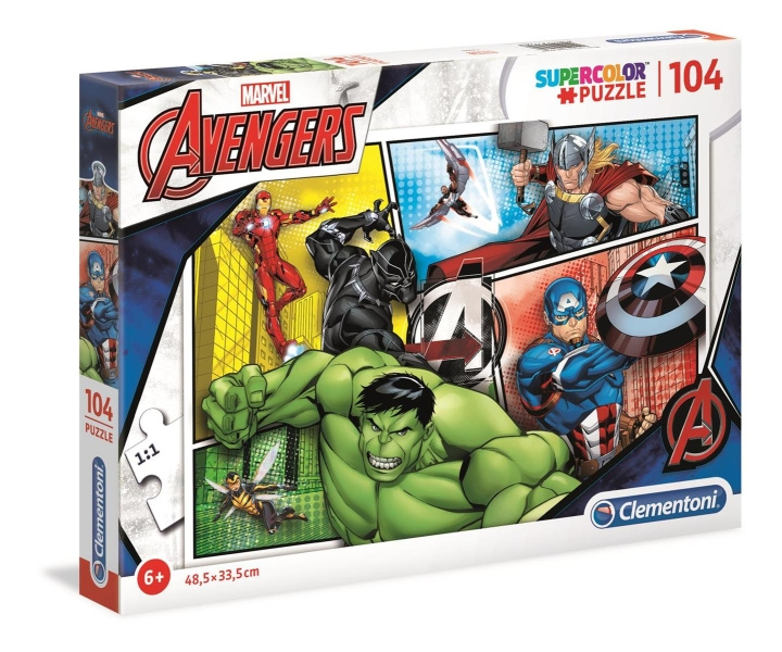 Clementoni 104 brikker Puslespill Kids Avengers i gruppen LEKER, BARN OG BABY / Leker / Puslespill hos TP E-commerce Nordic AB (C81790)