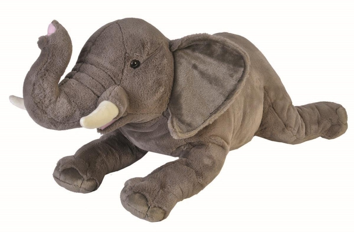 Wild Republic Cuddlekins Jumbo afrikansk elefant 76 cm i gruppen LEKER, BARN OG BABY / Babyleker (0-3 år) / Kosedyr hos TP E-commerce Nordic AB (C81800)