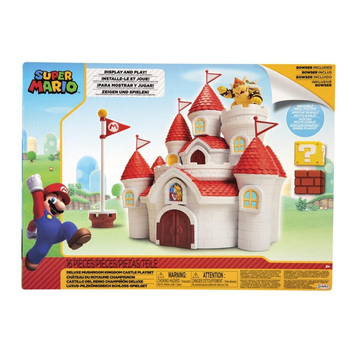 JAKKS Pacific Super Mario 2,5 tommers lekesett Deluxe Sopprikets slott i gruppen LEKER, BARN OG BABY / Leker / Leksaker hos TP E-commerce Nordic AB (C81817)