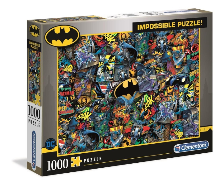 Clementoni 1000 brikker Impossible Puzzle Batman i gruppen LEKER, BARN OG BABY / Leker / Puslespill hos TP E-commerce Nordic AB (C81823)