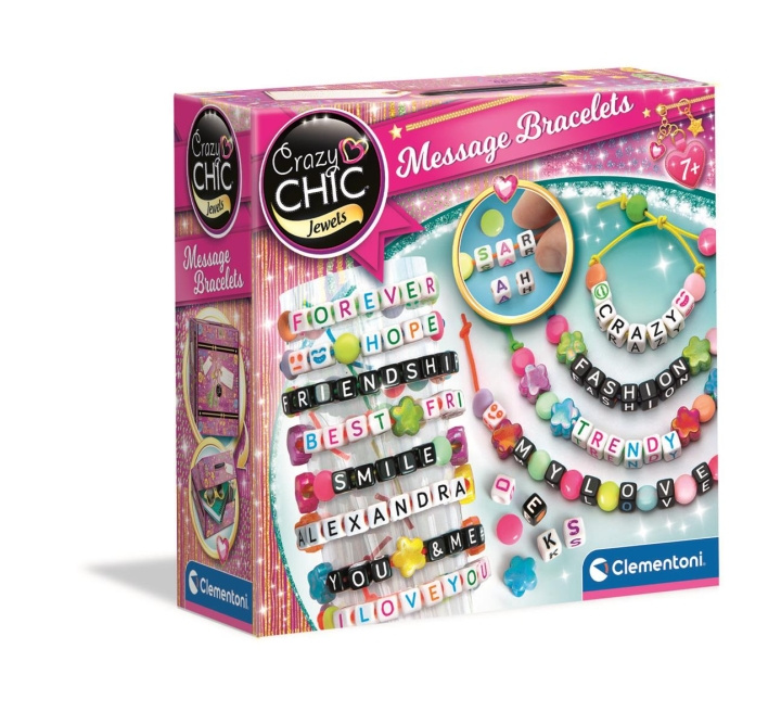 Clementoni Crazy Chic Message-armbånd i gruppen LEKER, BARN OG BABY / Leker / Håndtverk hos TP E-commerce Nordic AB (C81831)