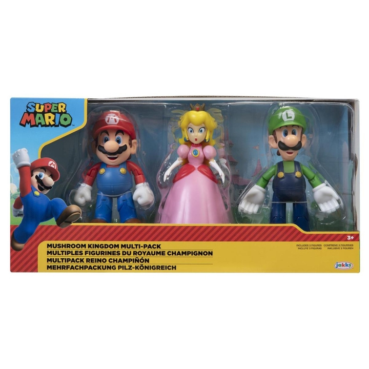 JAKKS Pacific Super Mario 4 tommers figursett Mushroom Kingdom i gruppen LEKER, BARN OG BABY / Leker / Figurer & miniatyrer hos TP E-commerce Nordic AB (C81833)