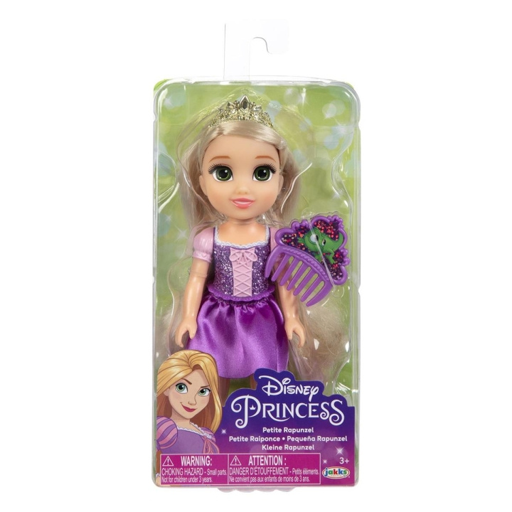 JAKKS Pacific Disney Princess 6 tommers liten dukke med kam Rapunzel i gruppen LEKER, BARN OG BABY / Leker / Dukker & tilbehør hos TP E-commerce Nordic AB (C81834)