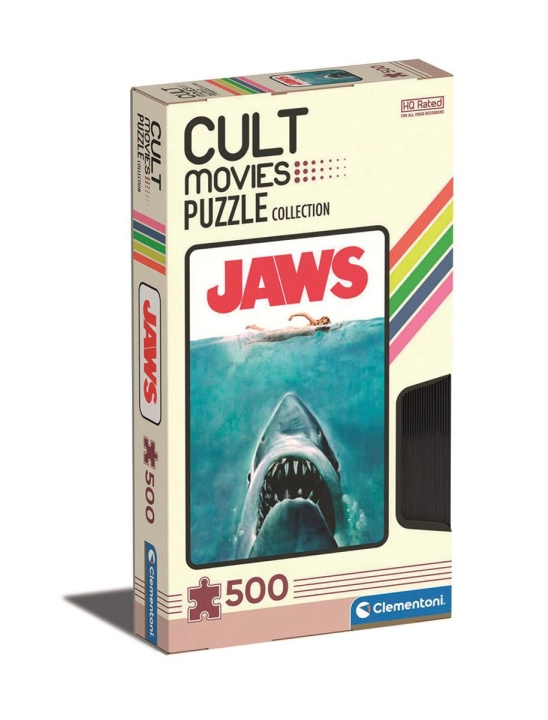 Clementoni 500 brikker i høy kvalitet fra samlingen Kultfilmene Jaws i gruppen LEKER, BARN OG BABY / Leker / Puslespill hos TP E-commerce Nordic AB (C81856)