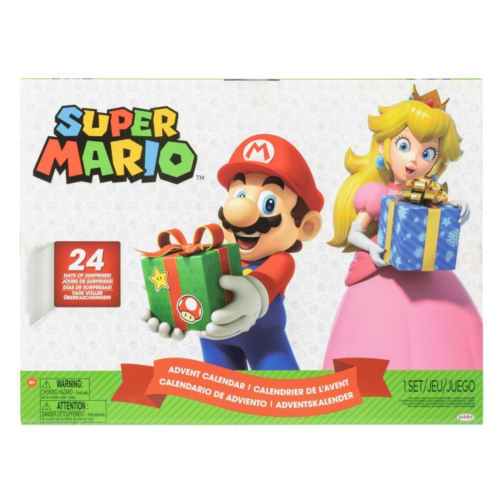 JAKKS Pacific Super Mario adventskalender 2,5 tommers figurer og tilbehør med høytidstema i gruppen LEKER, BARN OG BABY / Leker / Adventskalendere hos TP E-commerce Nordic AB (C81876)