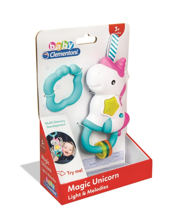 Clementoni Electronic Rattle Unicorn i gruppen LEKER, BARN OG BABY / Babyleker (0-3 år) / Aktivitetsleker hos TP E-commerce Nordic AB (C81879)