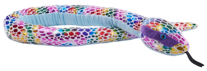 Wild Republic Snakesss Foil Dotted Rainbow 137 cm i gruppen LEKER, BARN OG BABY / Babyleker (0-3 år) / Kosedyr hos TP E-commerce Nordic AB (C81907)