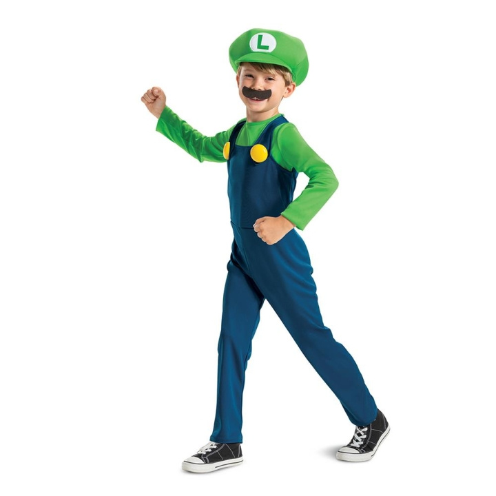 JAKKS Pacific Disguise Super Mario-kostyme Luigi M (7-8) i gruppen LEKER, BARN OG BABY / Leker / Masker og kostymer hos TP E-commerce Nordic AB (C81918)