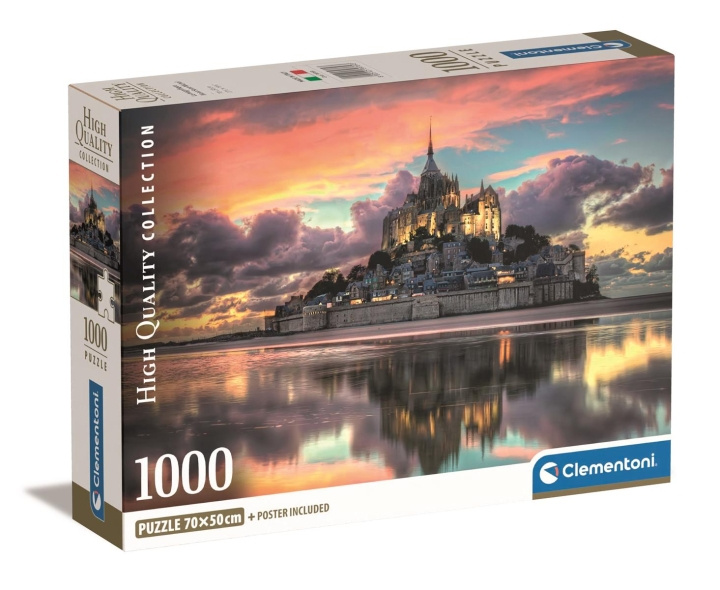 Clementoni 1000 stk CB Collection Le Magnifique Mont Saint-Michel av høy kvalitet i gruppen LEKER, BARN OG BABY / Leker / Barnas puslespill hos TP E-commerce Nordic AB (C81951)