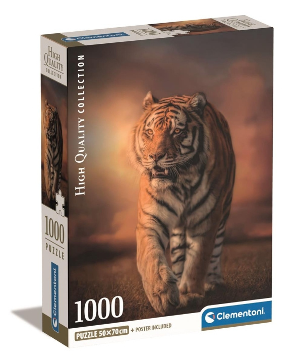 Clementoni 1000 stk CB Collection Tiger av høy kvalitet i gruppen LEKER, BARN OG BABY / Leker / Puslespill hos TP E-commerce Nordic AB (C81957)