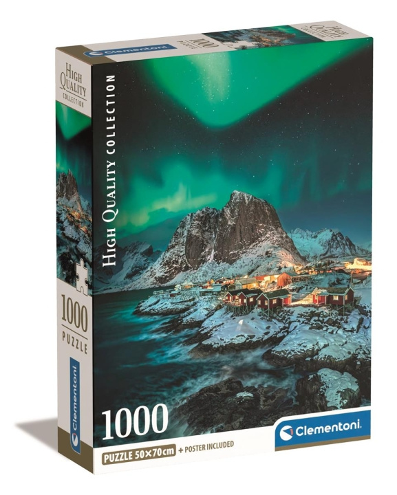 Clementoni 1000 stk CB høykvalitets kolleksjon Lofoten Islands i gruppen LEKER, BARN OG BABY / Leker / Puslespill hos TP E-commerce Nordic AB (C81959)