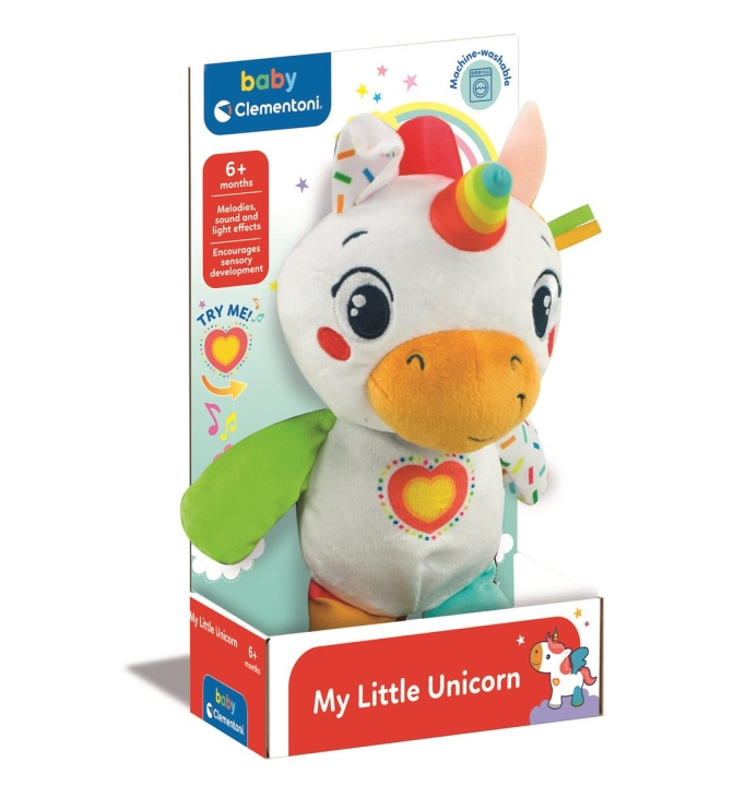 Clementoni Plush Baby Unicorn i gruppen LEKER, BARN OG BABY / Babyleker (0-3 år) / Kosedyr hos TP E-commerce Nordic AB (C81979)