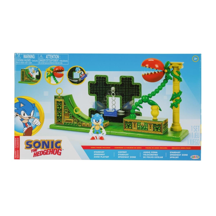 JAKKS Pacific Sonic the Hedgehog 2,5 tommers lekesett Stardust Speedway Zone i gruppen LEKER, BARN OG BABY / Leker / Leksaker hos TP E-commerce Nordic AB (C81990)