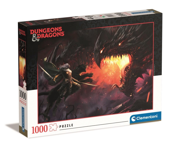 Clementoni 1000 stk. samling av høy kvalitet Dungeons & Dragons 2 i gruppen LEKER, BARN OG BABY / Leker / Puslespill hos TP E-commerce Nordic AB (C82000)