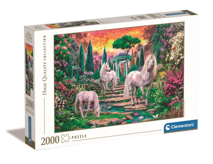 Clementoni 2000 stk høykvalitets kolleksjon CLASSICAL GARDEN UNICORNS i gruppen LEKER, BARN OG BABY / Leker / Puslespill hos TP E-commerce Nordic AB (C82011)