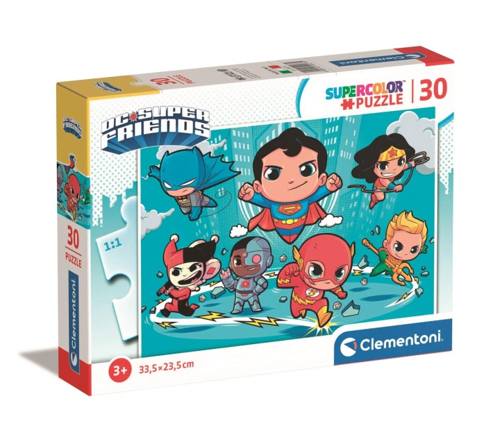 Clementoni 30 biter puslespill Kids DC Comics Superfriends i gruppen LEKER, BARN OG BABY / Leker / Puslespill hos TP E-commerce Nordic AB (C82017)