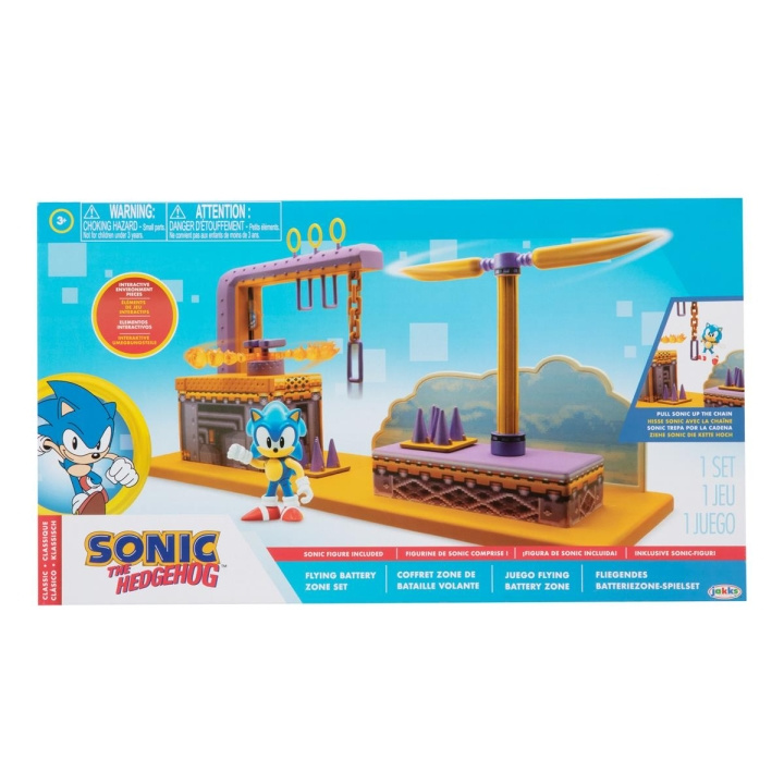 JAKKS Pacific Sonic the Hedgehog 2,5 tommers lekesett Flying Battery Zone i gruppen LEKER, BARN OG BABY / Leker / Leksaker hos TP E-commerce Nordic AB (C82032)