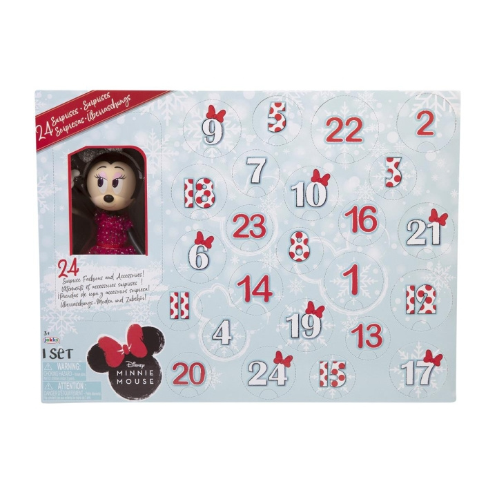 JAKKS Pacific Disney Minnie Mouse Adventskalender Motedukke og tilbehør i gruppen LEKER, BARN OG BABY / Leker / Adventskalendere hos TP E-commerce Nordic AB (C82035)