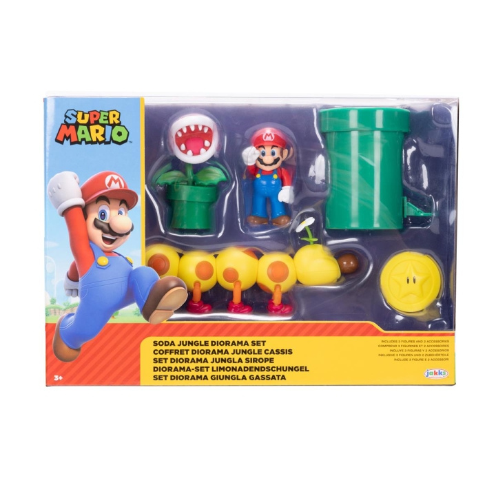 JAKKS Pacific Super Mario 2,5 tommers diorama-sett Soda Jungle i gruppen LEKER, BARN OG BABY / Leker / Figurer & miniatyrer hos TP E-commerce Nordic AB (C82064)