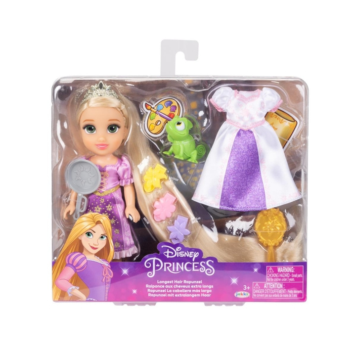 JAKKS Pacific Disney Princess 6 tommers Petite-dukke med ekstra mote og tilbehør Rapunzel med langt hår i gruppen LEKER, BARN OG BABY / Leker / Dukker & tilbehør hos TP E-commerce Nordic AB (C82066)