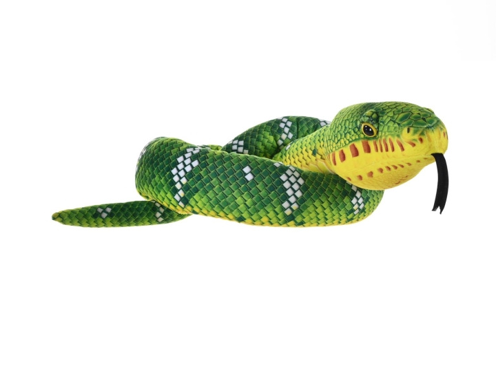 Wild Republic Slangeresss Emerald Tree Boa Corallus Canina 137 cm i gruppen LEKER, BARN OG BABY / Babyleker (0-3 år) / Kosedyr hos TP E-commerce Nordic AB (C82083)