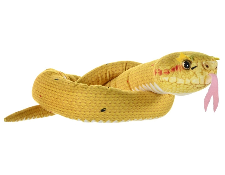 Wild Republic Snakesss Eye Lash Viper Yellow 137 cm i gruppen LEKER, BARN OG BABY / Babyleker (0-3 år) / Kosedyr hos TP E-commerce Nordic AB (C82084)