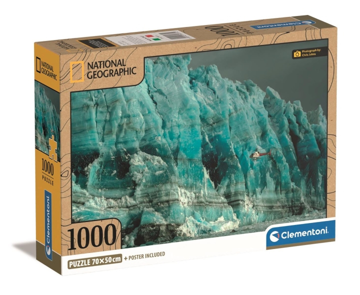 Clementoni 1000 stk CB Collection National Geographics Hubbard Glacier av høy kvalitet i gruppen LEKER, BARN OG BABY / Leker / Puslespill hos TP E-commerce Nordic AB (C82091)