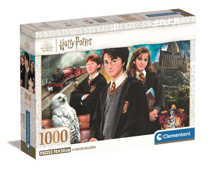 Clementoni 1000 stk CB Harry Potter Trio av høy kvalitet i gruppen LEKER, BARN OG BABY / Leker / Puslespill hos TP E-commerce Nordic AB (C82095)