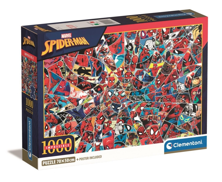 Clementoni 1000 stk CB Impossible Spider-Man i gruppen SPORT, FRITID & HOBBY / Hobby / Puslespill hos TP E-commerce Nordic AB (C82103)