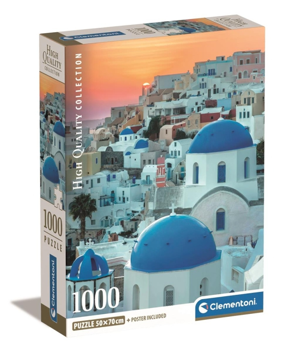 Clementoni 1000 stk CB Collection Santorini av høy kvalitet i gruppen LEKER, BARN OG BABY / Leker / Puslespill hos TP E-commerce Nordic AB (C82108)