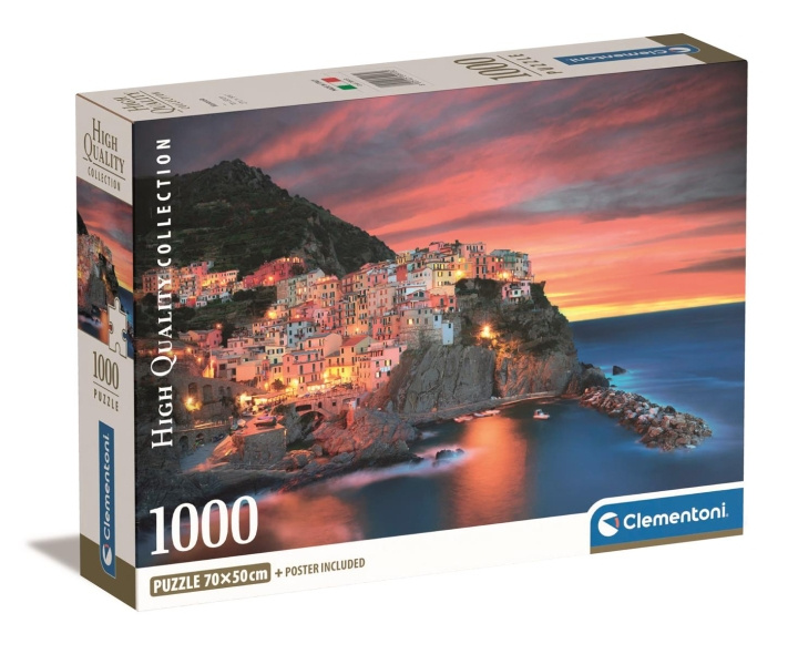 Clementoni 1000 stk CB Collection Manarola av høy kvalitet i gruppen LEKER, BARN OG BABY / Leker / Puslespill hos TP E-commerce Nordic AB (C82109)