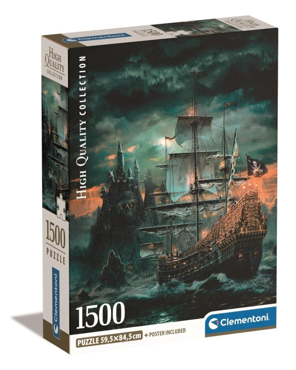 Clementoni 1500 stk CB høykvalitets samling Piratskipet i gruppen LEKER, BARN OG BABY / Leker / Puslespill hos TP E-commerce Nordic AB (C82127)