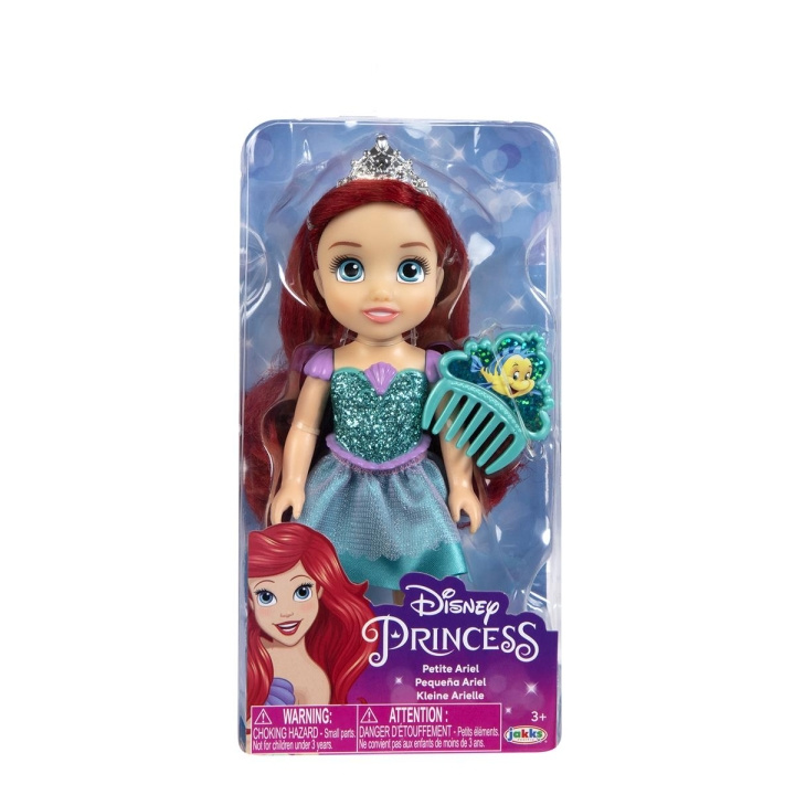 JAKKS Pacific Disney Princess 6 tommers liten dukke med kam Ariel i gruppen LEKER, BARN OG BABY / Leker / Dukker & tilbehør hos TP E-commerce Nordic AB (C82142)