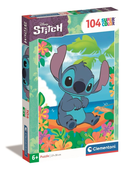 Clementoni 104 brikker Puslespill Disney Stitch i gruppen LEKER, BARN OG BABY / Leker / Puslespill hos TP E-commerce Nordic AB (C82147)