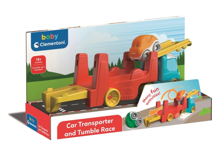 Clementoni Transportbil for Tumbling Cars i gruppen LEKER, BARN OG BABY / Babyleker (0-3 år) / Aktivitetsleker hos TP E-commerce Nordic AB (C82148)