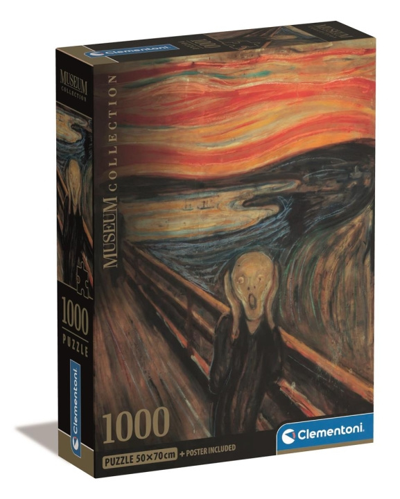 Clementoni 1000 stk CB Museum Collection Munch 