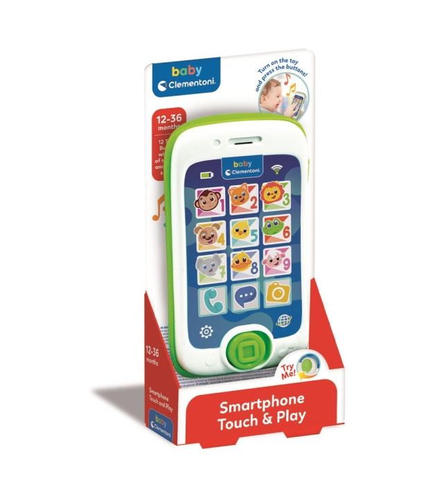 Clementoni Smarttelefon Touch & Play i gruppen LEKER, BARN OG BABY / Babyleker (0-3 år) / Aktivitetsleker hos TP E-commerce Nordic AB (C82163)