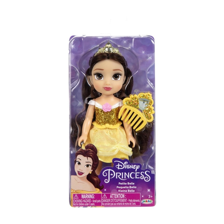 JAKKS Pacific Disney Princess 6 tommers liten dukke med kam Belle i gruppen LEKER, BARN OG BABY / Leker / Dukker & tilbehør hos TP E-commerce Nordic AB (C82166)