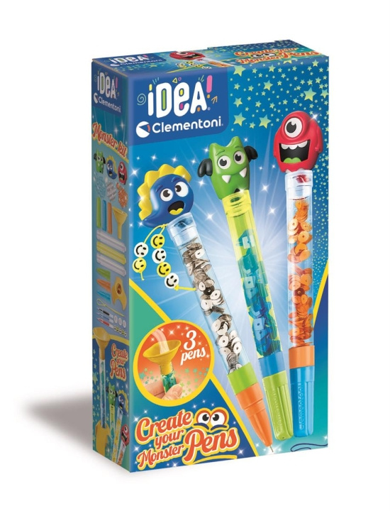 Clementoni Create Your Pens 3-Pack Monster i gruppen LEKER, BARN OG BABY / Leker / Håndtverk hos TP E-commerce Nordic AB (C82171)