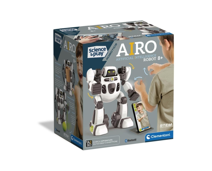 Clementoni AiRo Robot med kunstig intelligens i gruppen LEKER, BARN OG BABY / Leker / Elektronikk og media hos TP E-commerce Nordic AB (C82177)