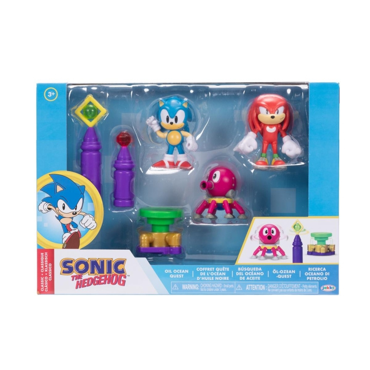 JAKKS Pacific Sonic the Hedgehog 2,5 tommers diorama-sett Oljehavet i gruppen LEKER, BARN OG BABY / Leker / Figurer & miniatyrer hos TP E-commerce Nordic AB (C82187)