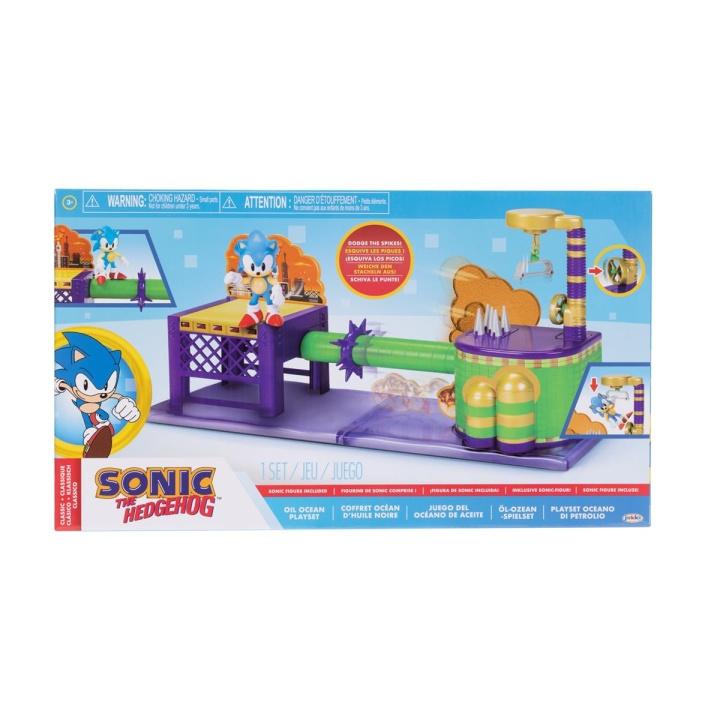 JAKKS Pacific Sonic the Hedgehog 2,5 tommers lekesett Oljehavet i gruppen LEKER, BARN OG BABY / Leker / Leksaker hos TP E-commerce Nordic AB (C82189)