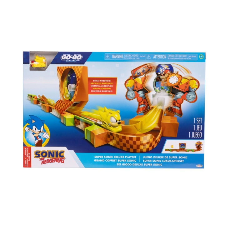 JAKKS Pacific Sonic the Hedgehog Go Go Racers Deluxe lekesett i gruppen LEKER, BARN OG BABY / Leker / Leksaker hos TP E-commerce Nordic AB (C82191)