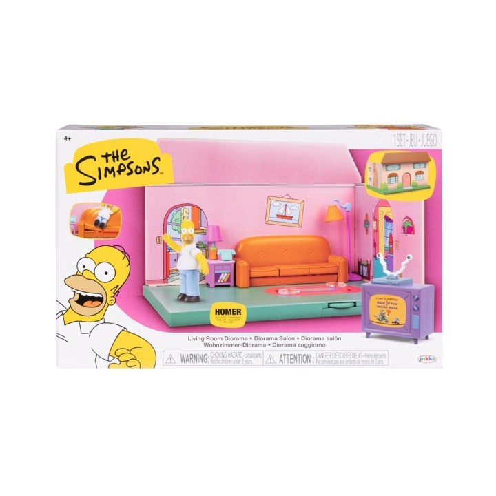 JAKKS Pacific The Simpsons 2,5 tommers lekesett Simpsons stue i gruppen LEKER, BARN OG BABY / Leker / Leksaker hos TP E-commerce Nordic AB (C82193)