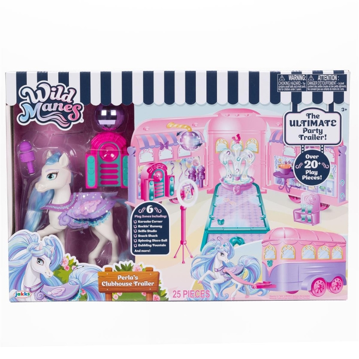 JAKKS Pacific Wild Manes lekesett Clubhouse Trailer i gruppen LEKER, BARN OG BABY / Leker / Leksaker hos TP E-commerce Nordic AB (C82205)