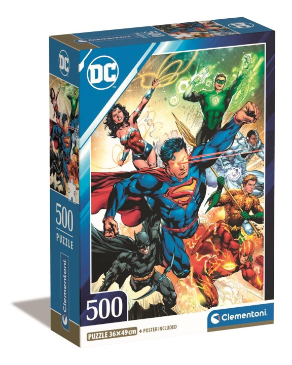 Clementoni 500 stk CB Collection DC Comics av høy kvalitet i gruppen LEKER, BARN OG BABY / Leker / Puslespill hos TP E-commerce Nordic AB (C82218)