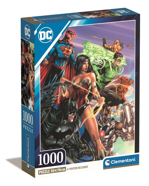 Clementoni 1000 stk CB Collection DC Comics av høy kvalitet i gruppen LEKER, BARN OG BABY / Leker / Puslespill hos TP E-commerce Nordic AB (C82220)